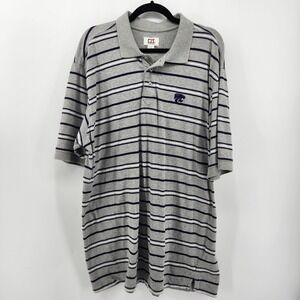 Cutter & Buck Kansas State‎ Wildcats Striped Polo Shirt XXL